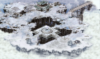 武侠风武当雪域三清宫真彩地图